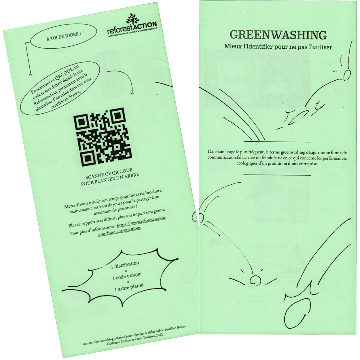 Brochure sur le greenwashing